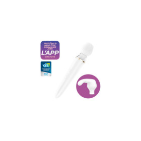 Double wand blanc connecté USB Double Wand-er Satisfyer 